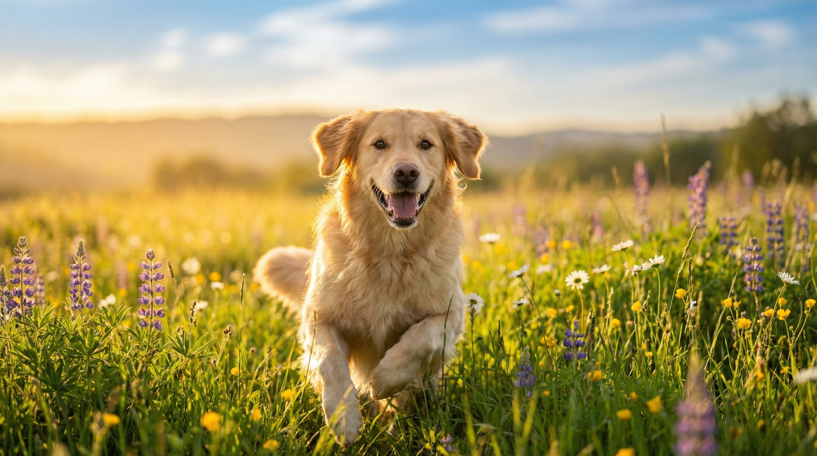 女团金毛犬户外探险视频